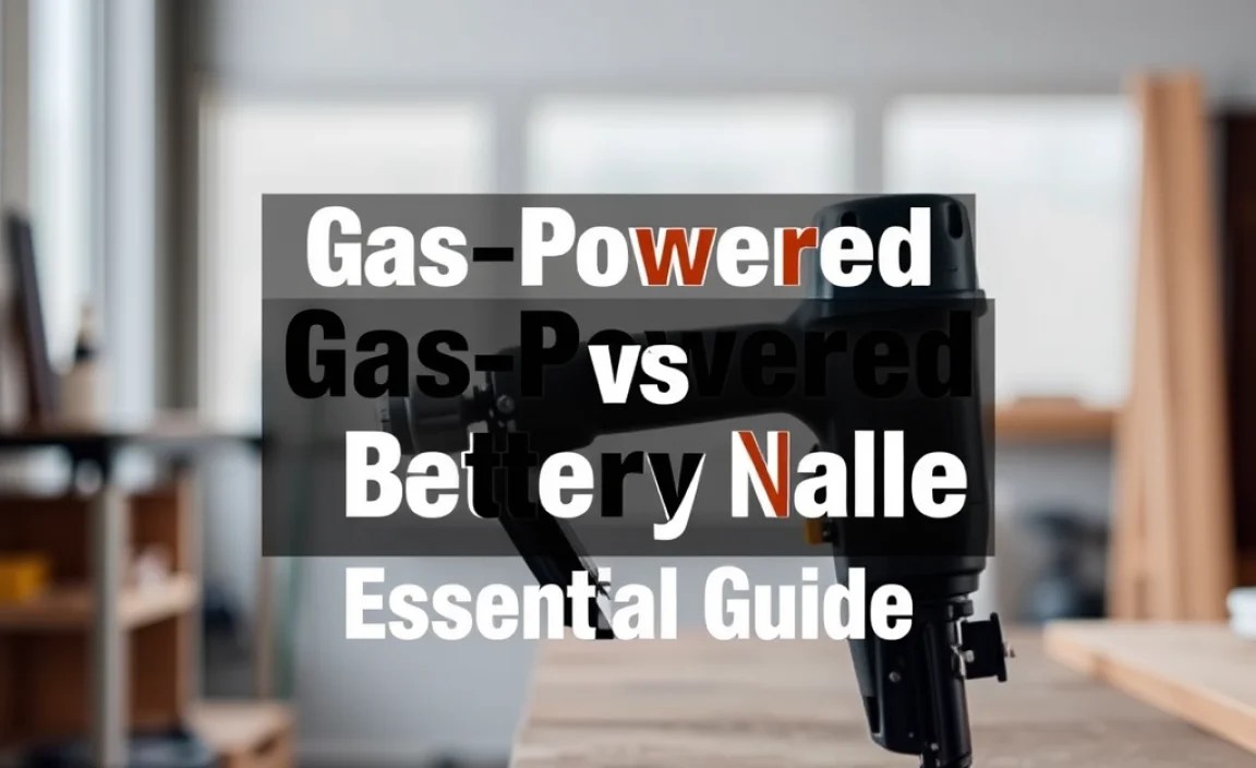 Gas-Powered vs Battery Nailer: Essential Guide