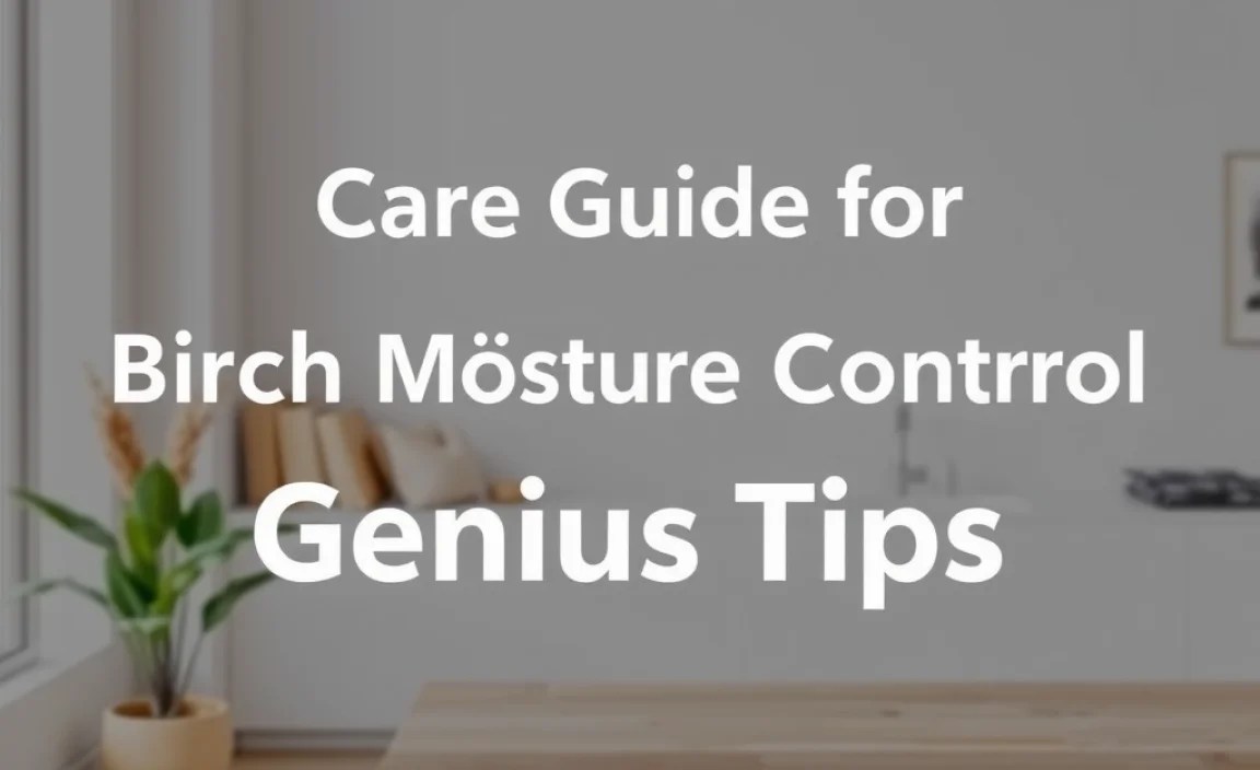 Genius Tips for Birch Moisture Control