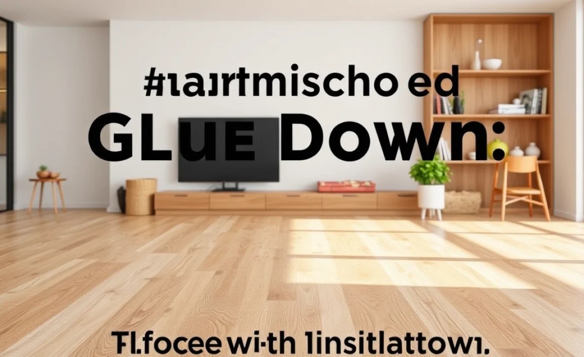 Glue Down Installation Process