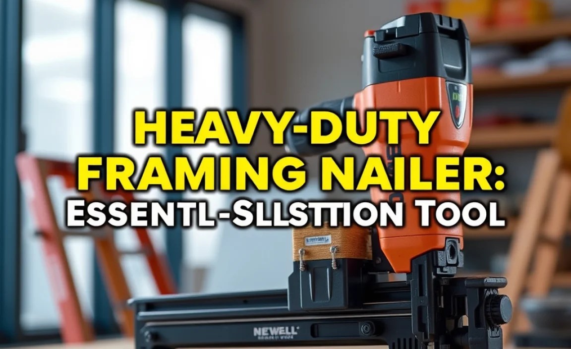 Heavy-Duty Framing Nailer: Essential Construction Tool