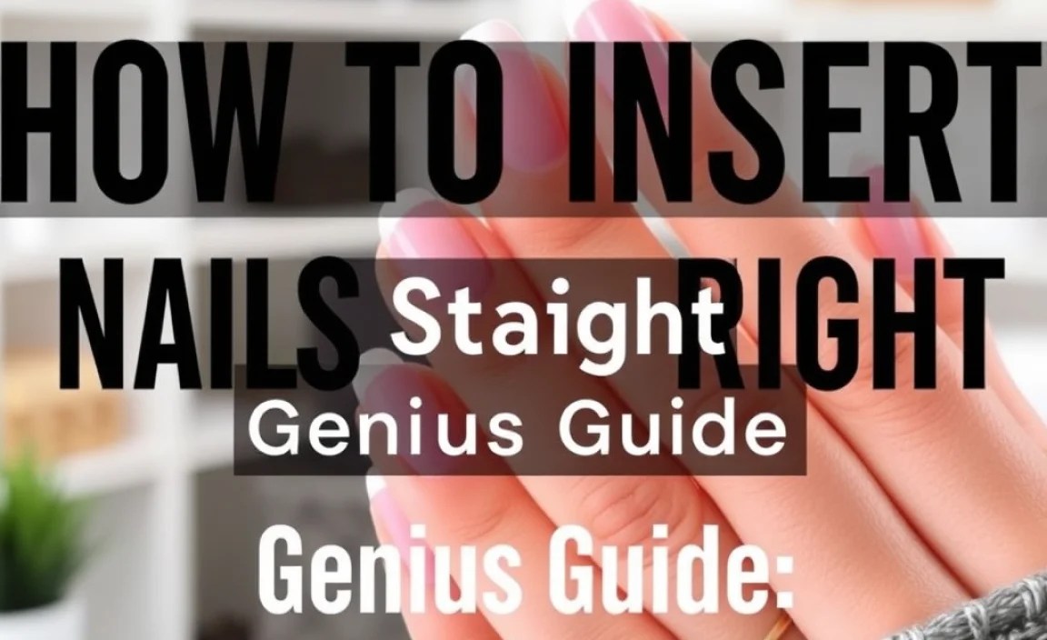 How To Insert Nails Straight: Genius Guide