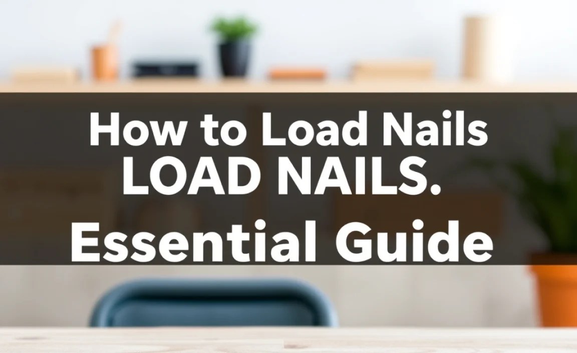 How to Load Nails: Step-by-Step Guide