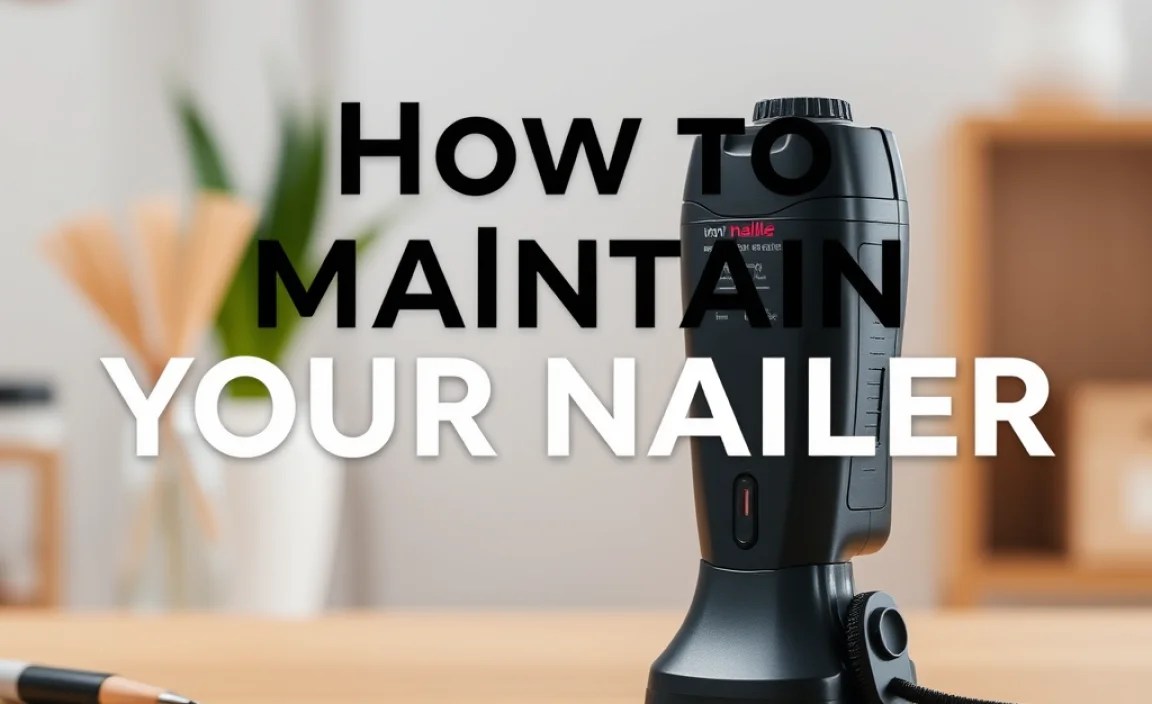 How to Maintain Your Nailer: Essential Tips