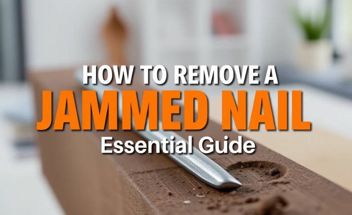 How To Remove A Jammed Nail: Essential Guide