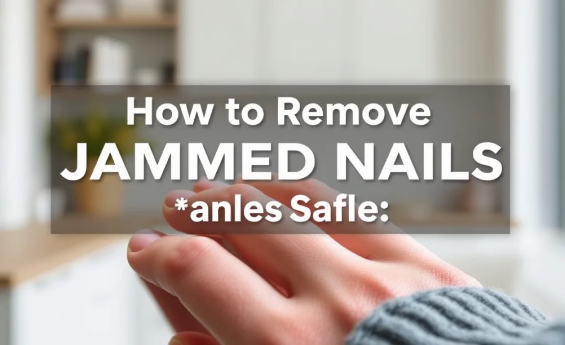 How to Remove Jammed Nails Safely: Effortless Guide