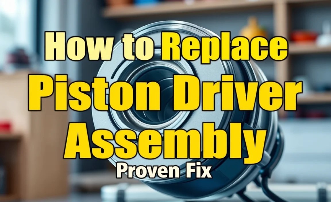 How to Replace Piston Driver Assembly: Proven Fix