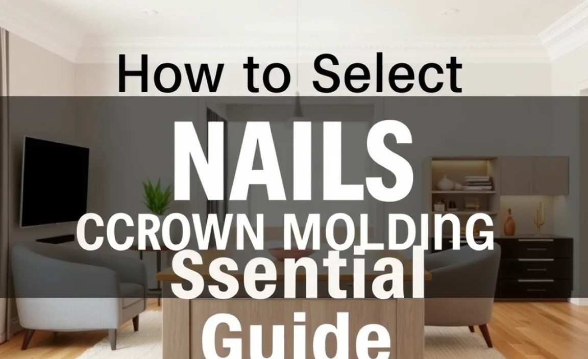 How to Select Nails for Crown Molding: Essential Guide