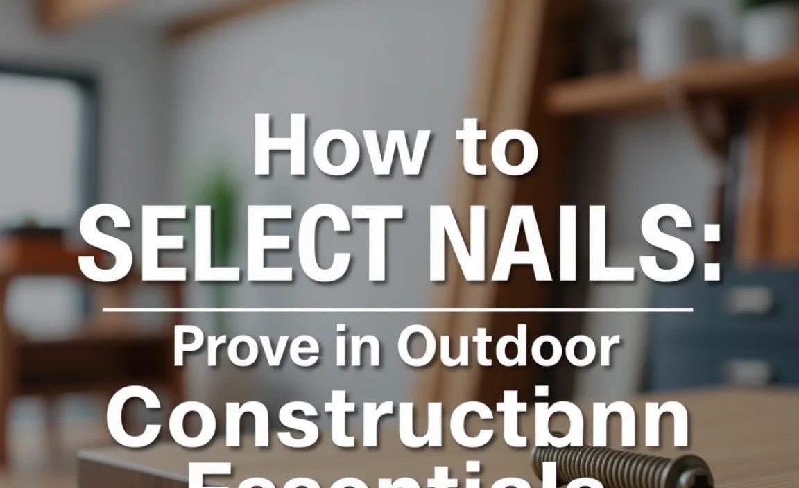 How to Select Nails: Proven Outdoor Construction Essentials