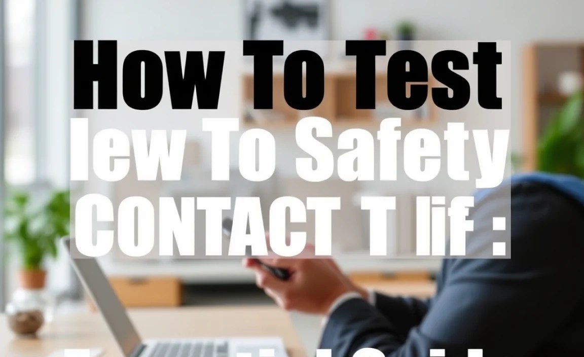 How To Test Safety Contact Tip: Essential Guide