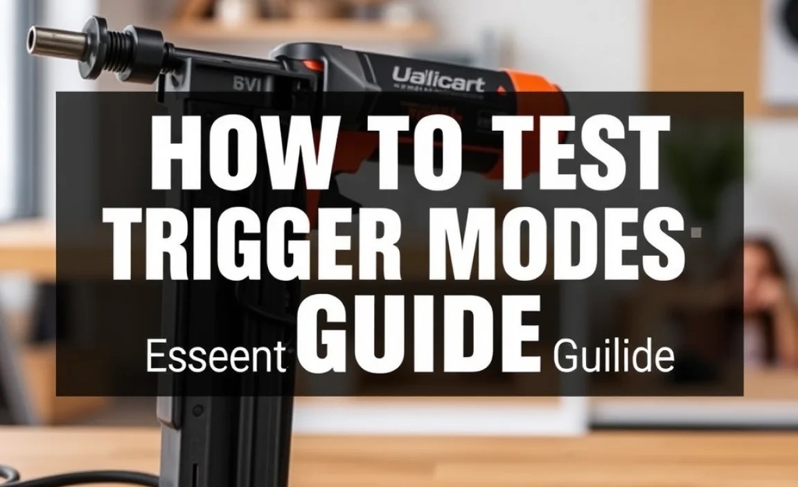 How to Test Trigger Modes: Essential Nail Gun Guide