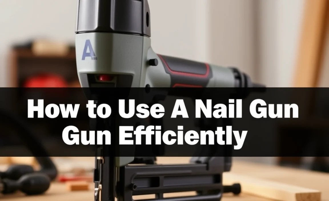 How To Use A Nail Gun Efficiently: Essential Guide