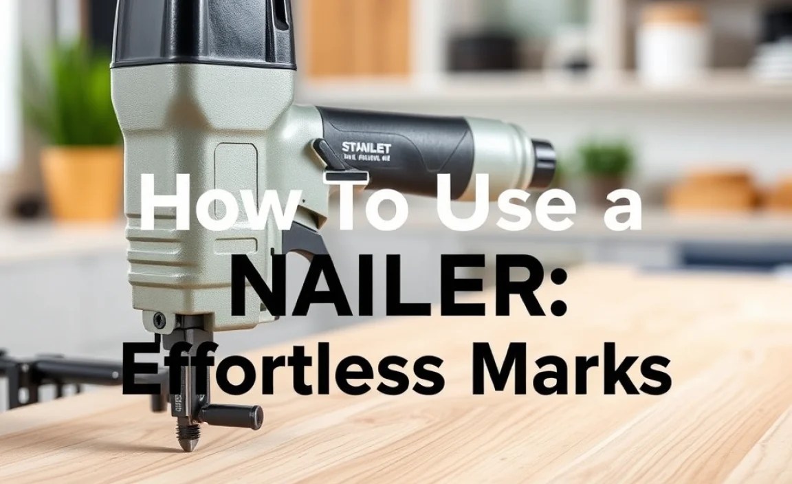 How To Use a Nailer: Effortless Marks
