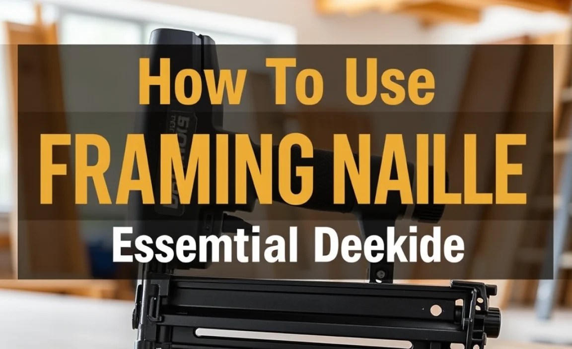 How to Use Framing Nailer: Essential Decking Guide