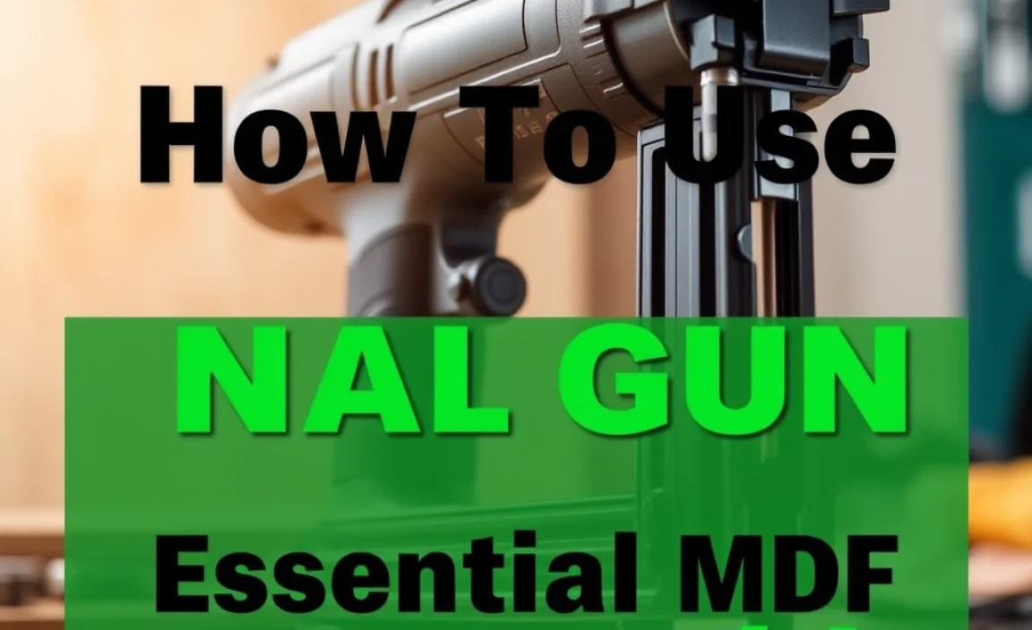 How To Use Nail Gun: Essential MDF Panel Guide