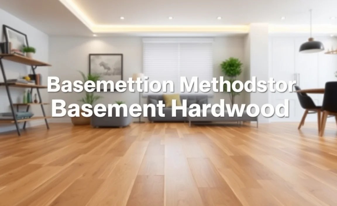 Installation Methods for Basement Hardwood