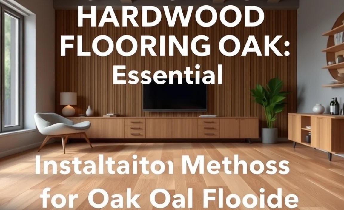 Installation Methods for Oak Flooring