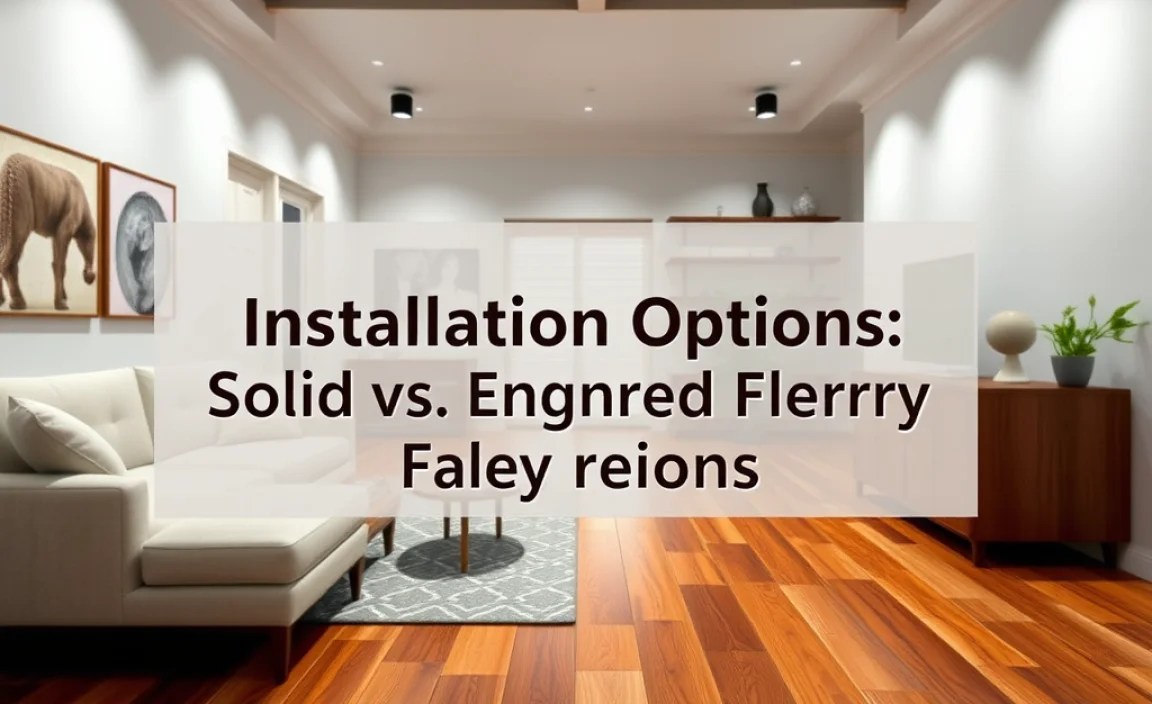 Installation Options: Solid vs. Engineered Cherry Flooring