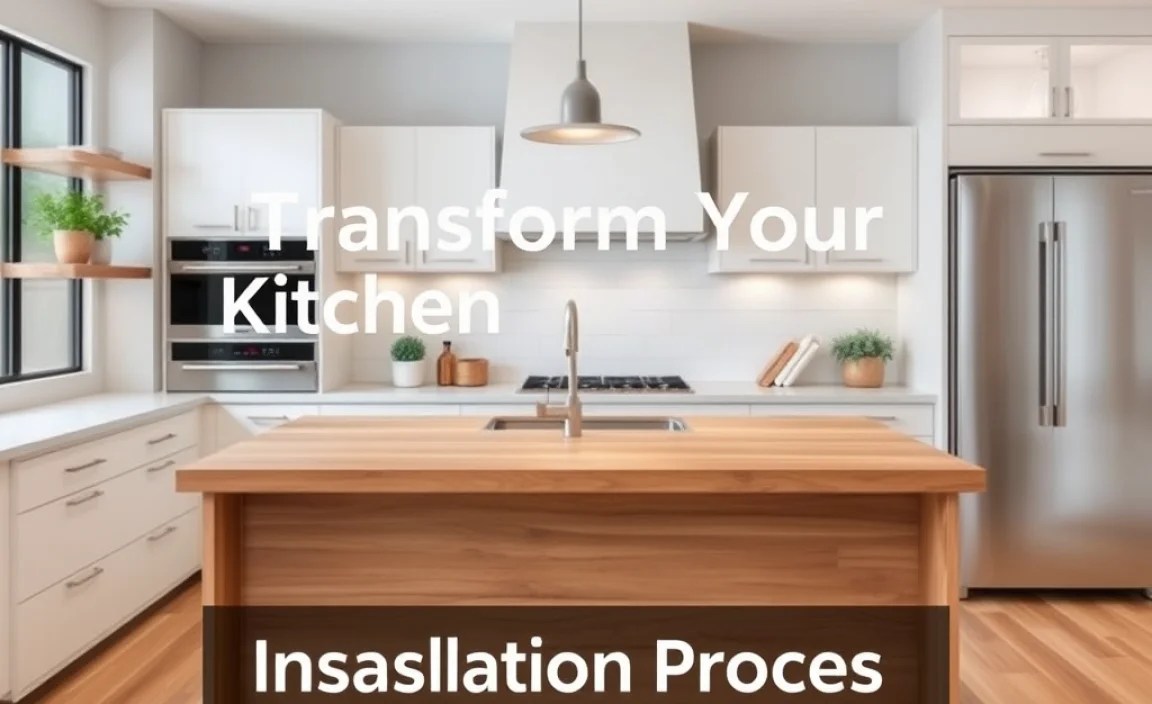 Installation Process for Birch Countertops