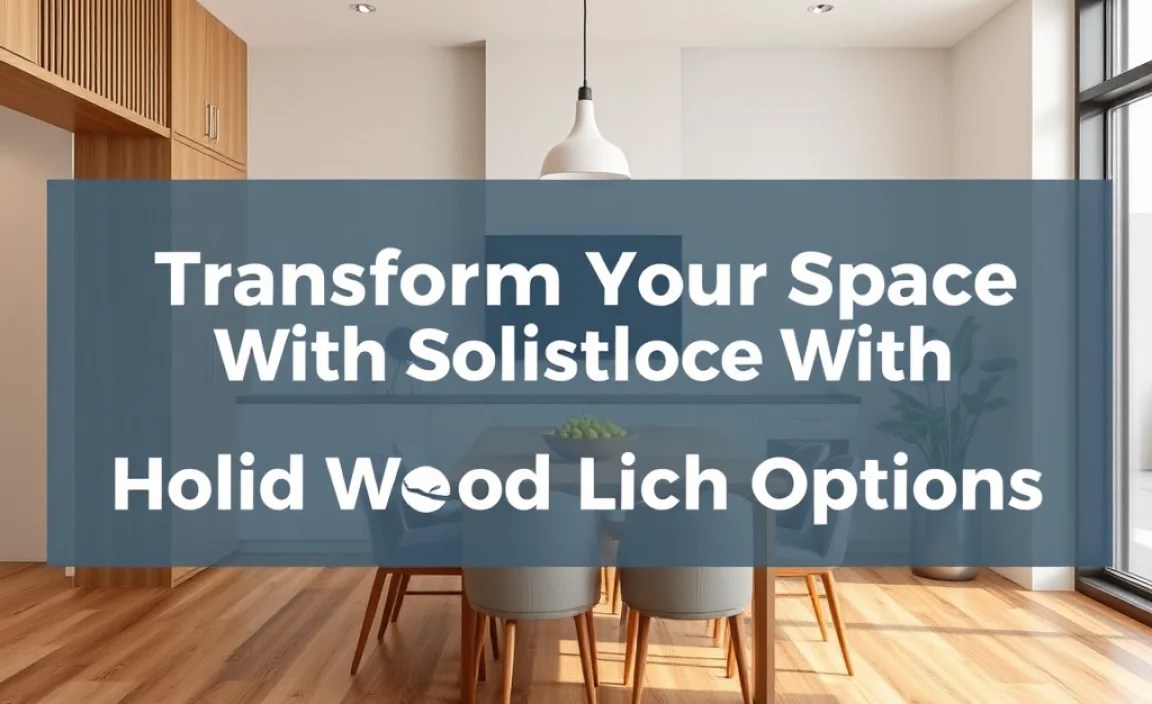 Installation Process for Solid Hardwood Light