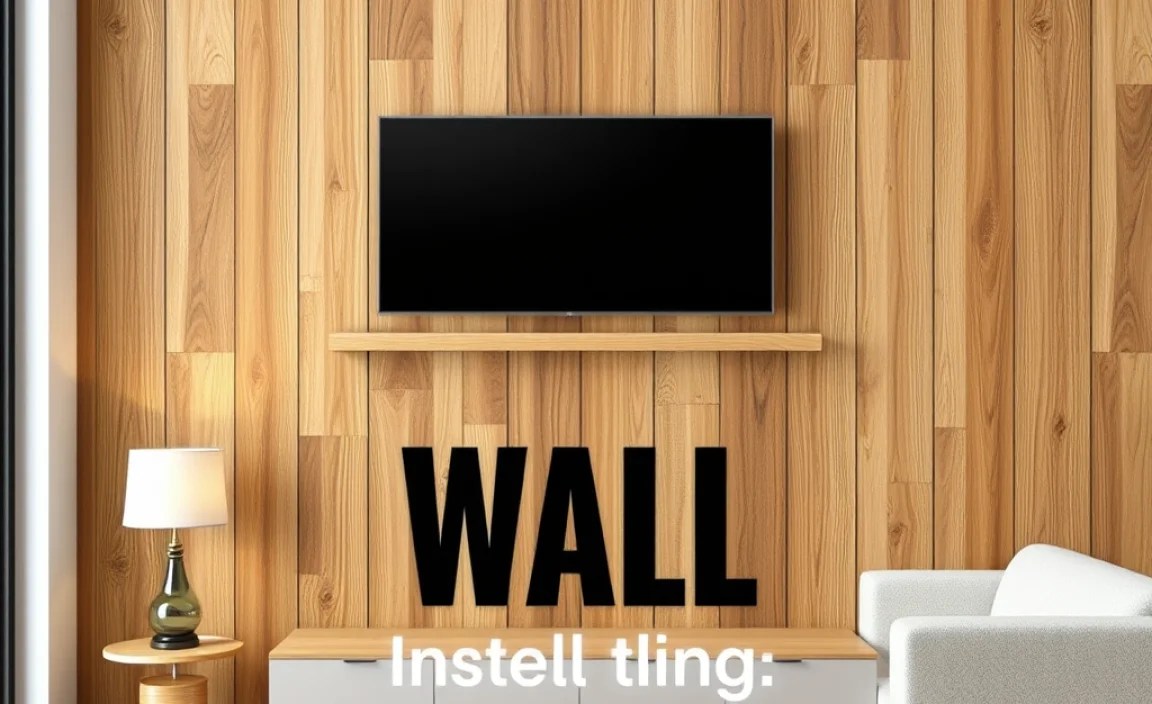 Installing Wood Panels