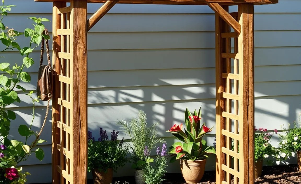 Installing Your Rustic Garden Trellis