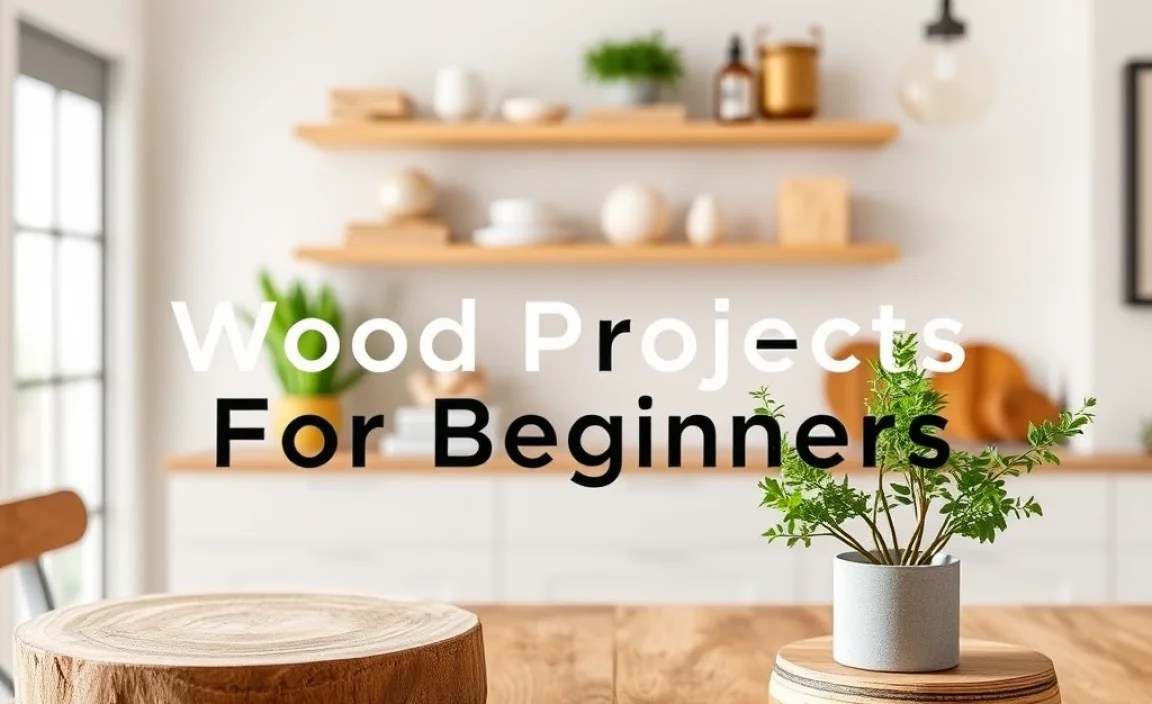 Key Wood Types for Beginner Projects