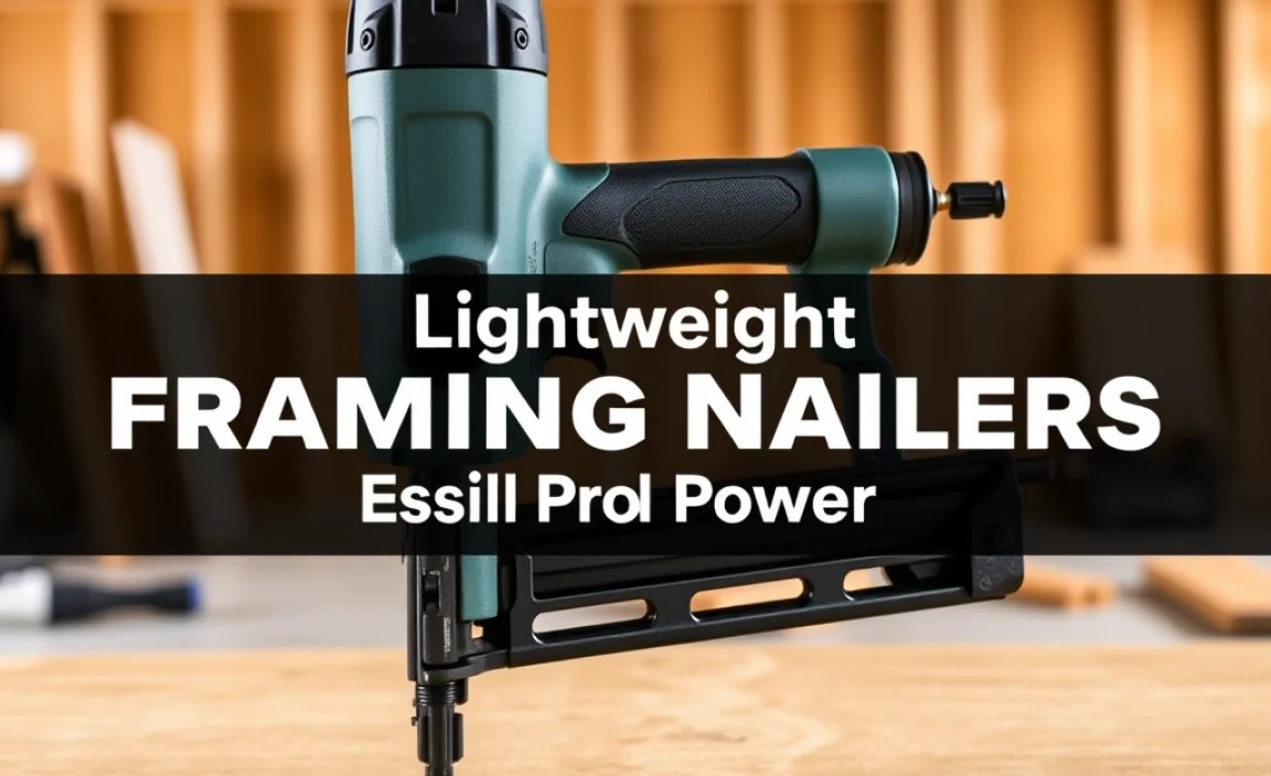Lightweight Framing Nailers: Essential Pro Power