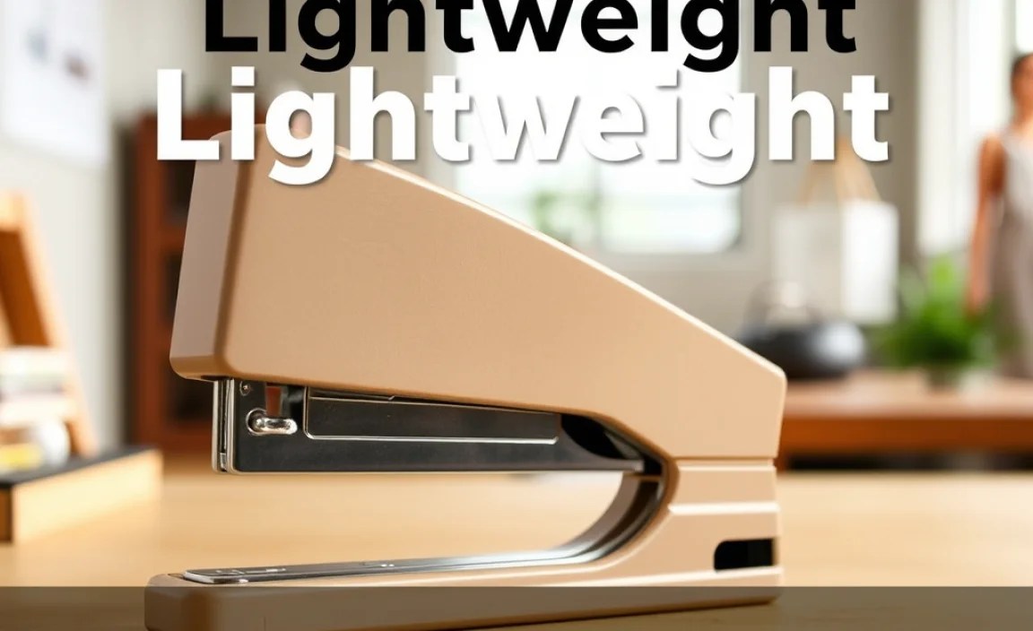 Lightweight Stapler For Easy Use: Essential Tool