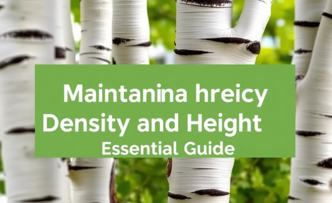 Maintaining Density and Height