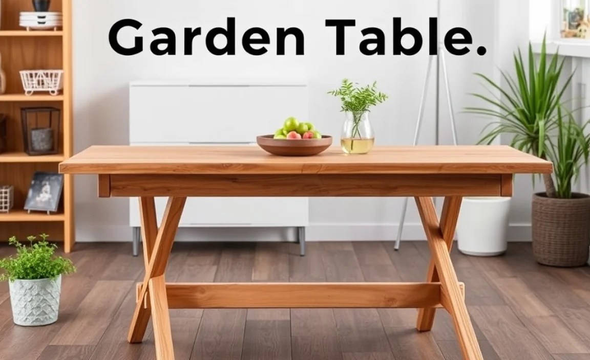 Maintaining Your Foldable Garden Table
