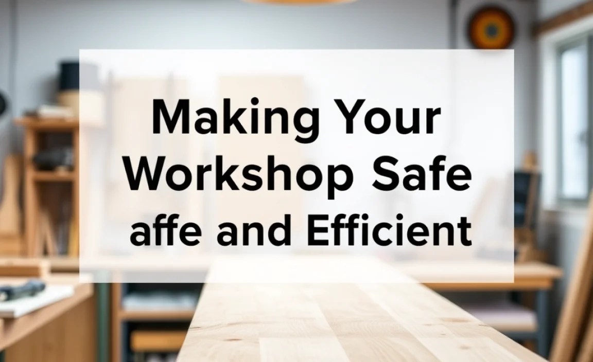 Making Your Workshop Safe and Efficient
