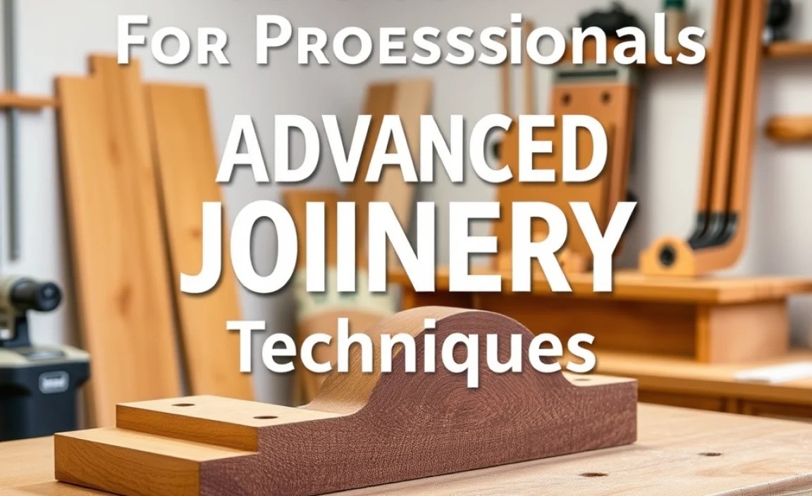 Mastering Advanced Joinery Techniques