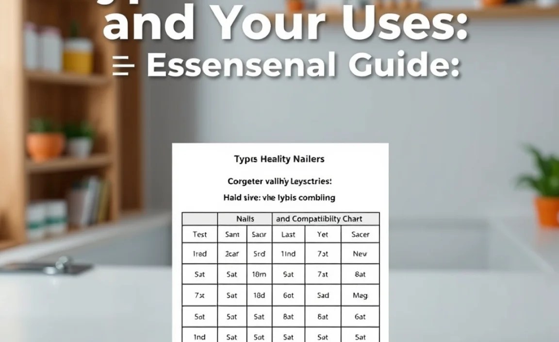 Nail Size and Compatibility Chart