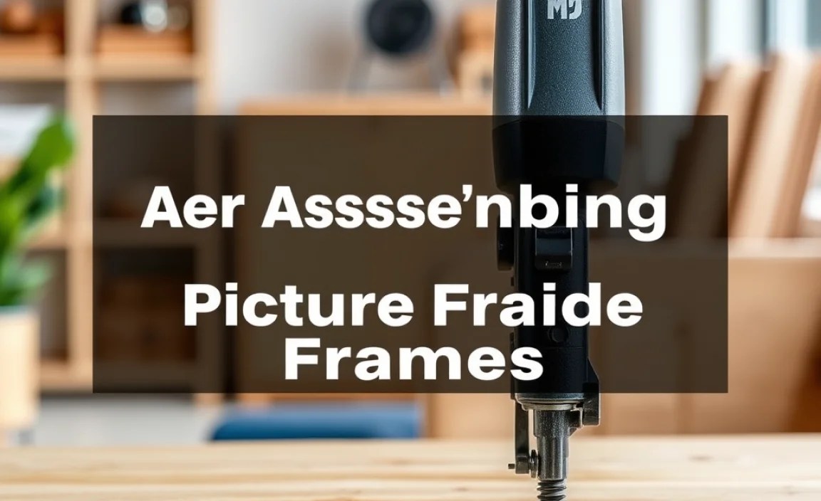 Nailer for Assembling Wooden Picture Frames: Essential Guide