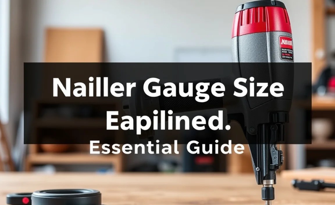 Nailer Gauge Size Explained: Essential Guide