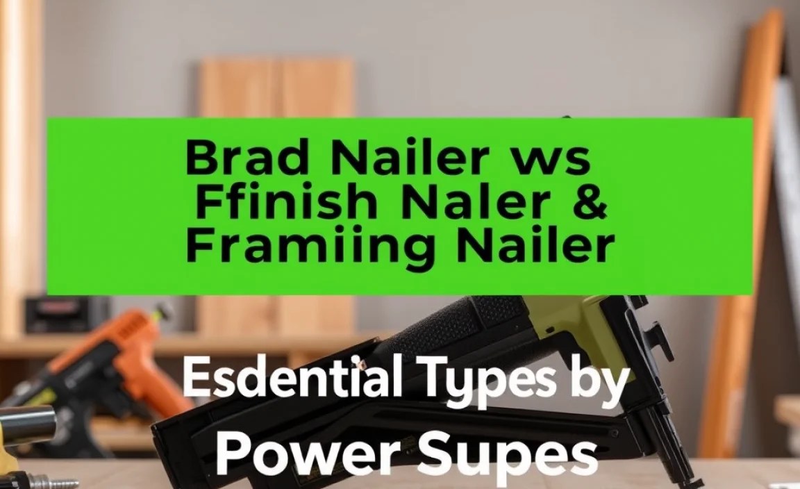 Nailer Types by Power Source