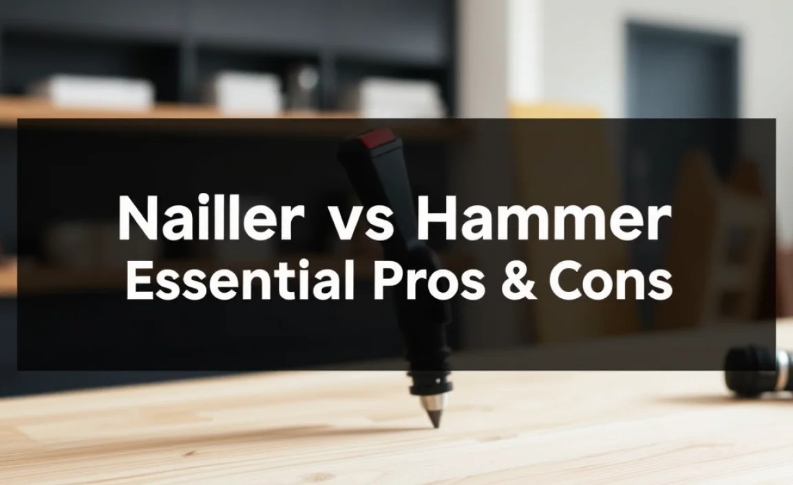 Nailer Vs Hammer: Essential Pros & Cons
