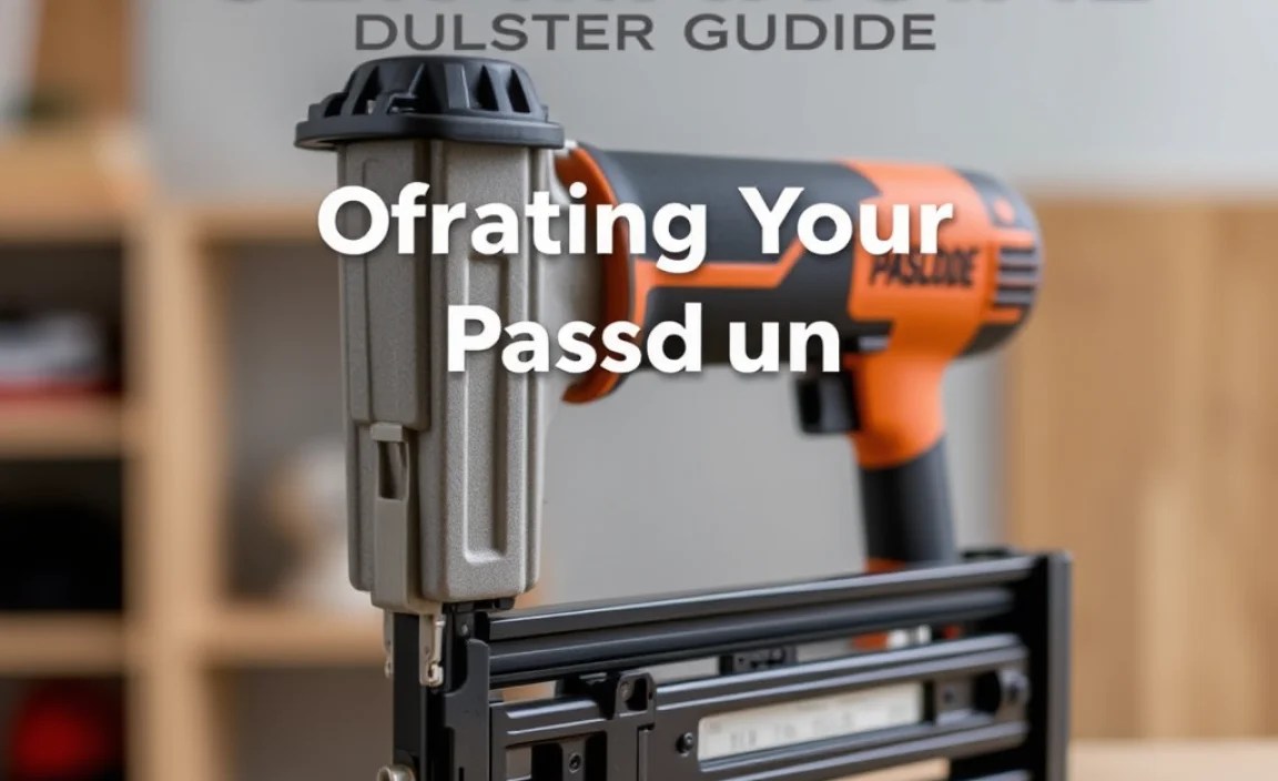 Operating Your Paslode Nail Gun