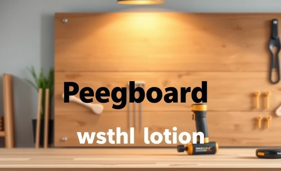 Pegboard Installation With Nailer: Proven Genius