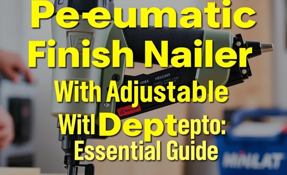 Pneumatic Finish Nailer With Adjustable Depth: Essential Guide