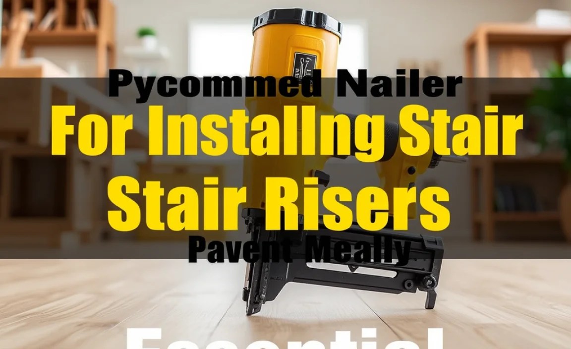 Pneumatic Nailer For Installing Stair Risers: Proven, Essential