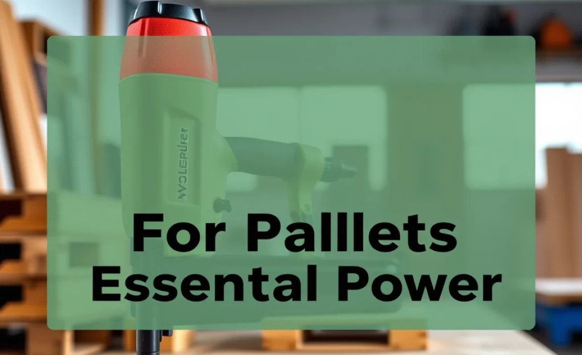 Pneumatic Nailer For Pallets: Essential Power