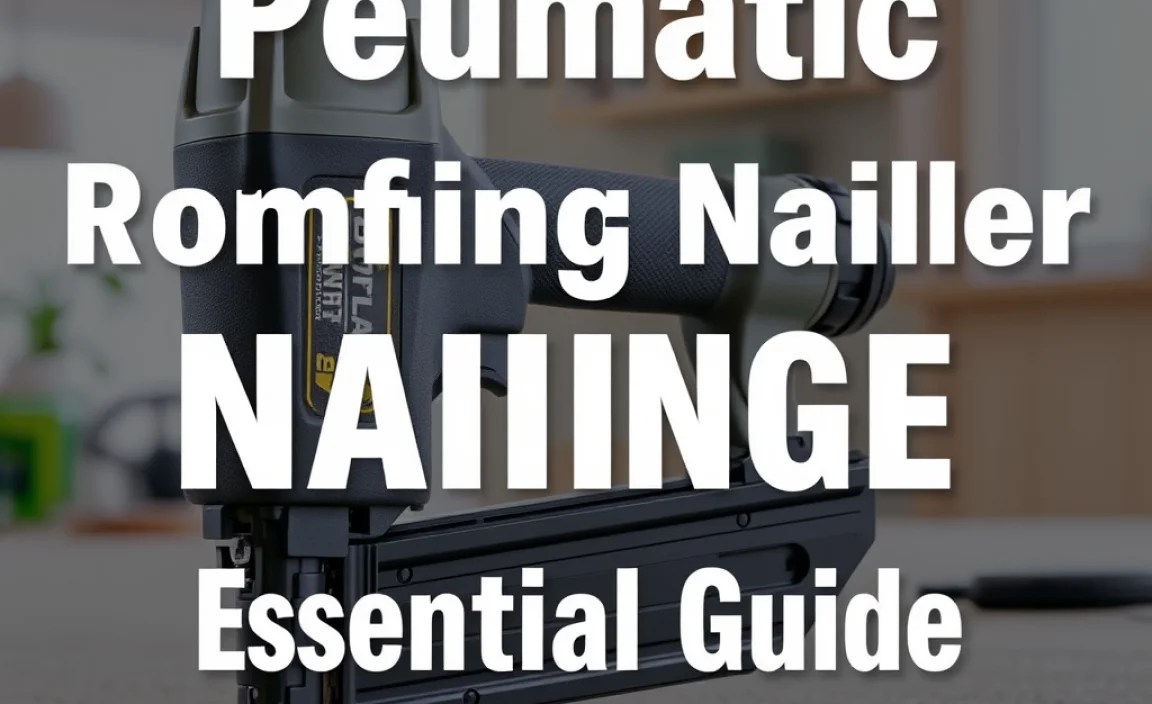 Pneumatic Roofing Nailer for Shingle Installation: Essential Guide