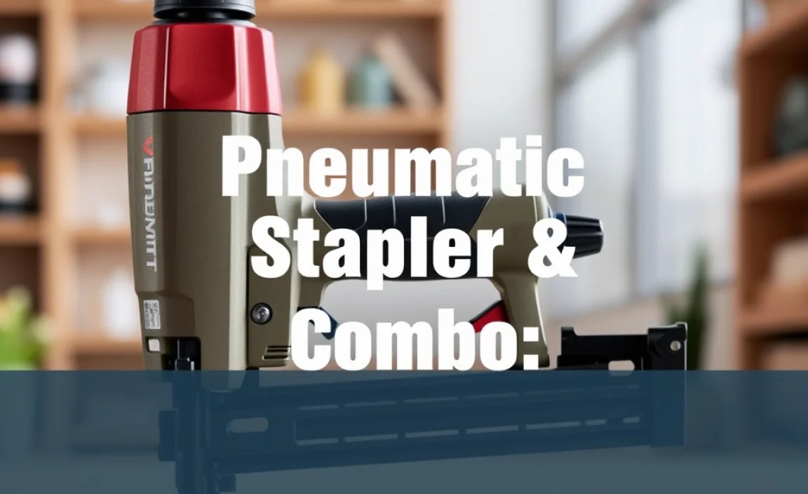 Pneumatic Stapler & Nailer Combo: Essential Tool