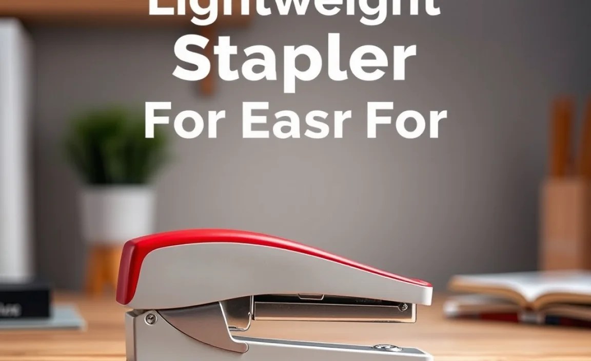 Popular Lightweight &amp; Easy-Use Stapler Models (Examples)