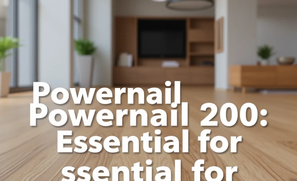 Powernail 200: Essential for Engineered Floors