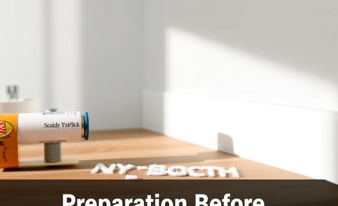 Preparation Before Staining Caulk