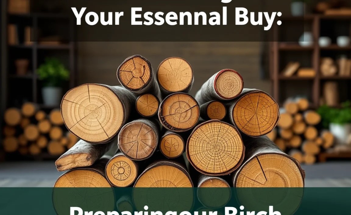 Preparing Your Birch Logs for Projects