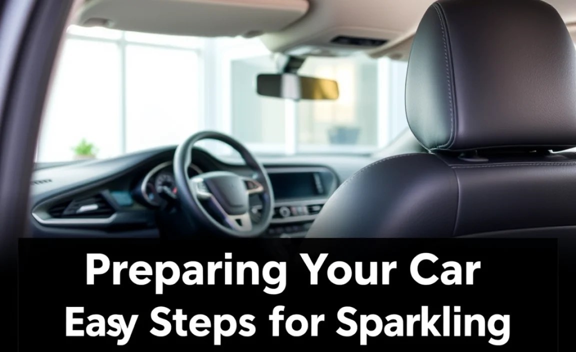 Preparing Your Car for Cleaning
