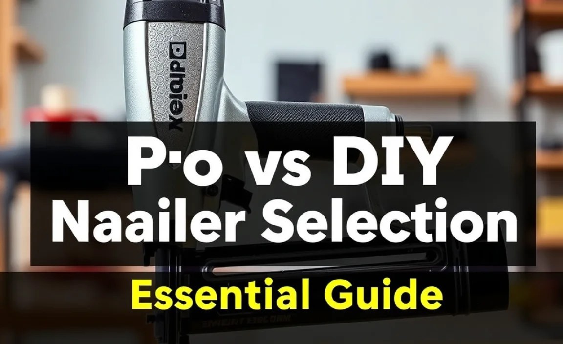 Pro vs DIY Nailer Selection: Essential Guide